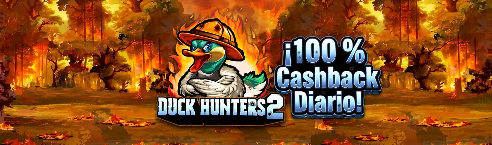 100 Bono Cashback Duck Hunter